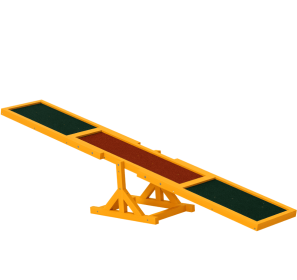Wooden Dog Agility Seesaw, Training And Exercise Equipment, Weather Resistant, 71  L, Natural