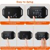 Wireless GPS Dog Fence Rechargeable Waterproof Electric Dog Collar 98