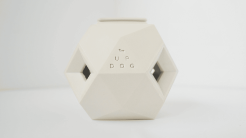 The Odin - Modern Treat Dispensing Dog Puzzle (Color: Light Grey)