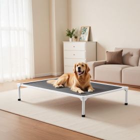 Elevated Dog Bed For Large Dog Portable Raised Dog Cot With Teslin (Color: Teslin, size: X-Large)