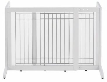Cool Breeze Freestanding Pet Gate (Color: Small)