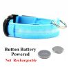 LED Glowing Dog Collar Rechargeable Luminous Collar Adjustable large Dog Night Light Collar Pet Safety Collar for Small Dogs Cat ,halloween pet collar