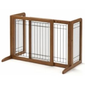 Bay Isle Freestanding Pet Gate (Color: Small)